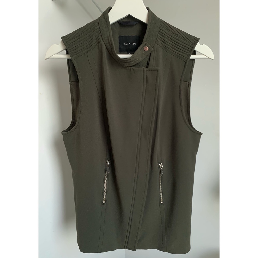 Babaton • 2 • Olive Vest Sleeveless Moto Style